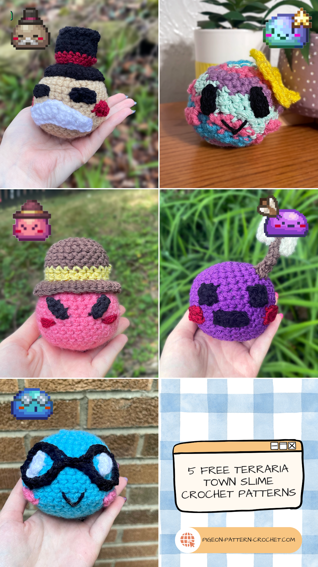5 Adorable Town Slime Crochet Patterns You Need to Make – Free and Beginner Friendly